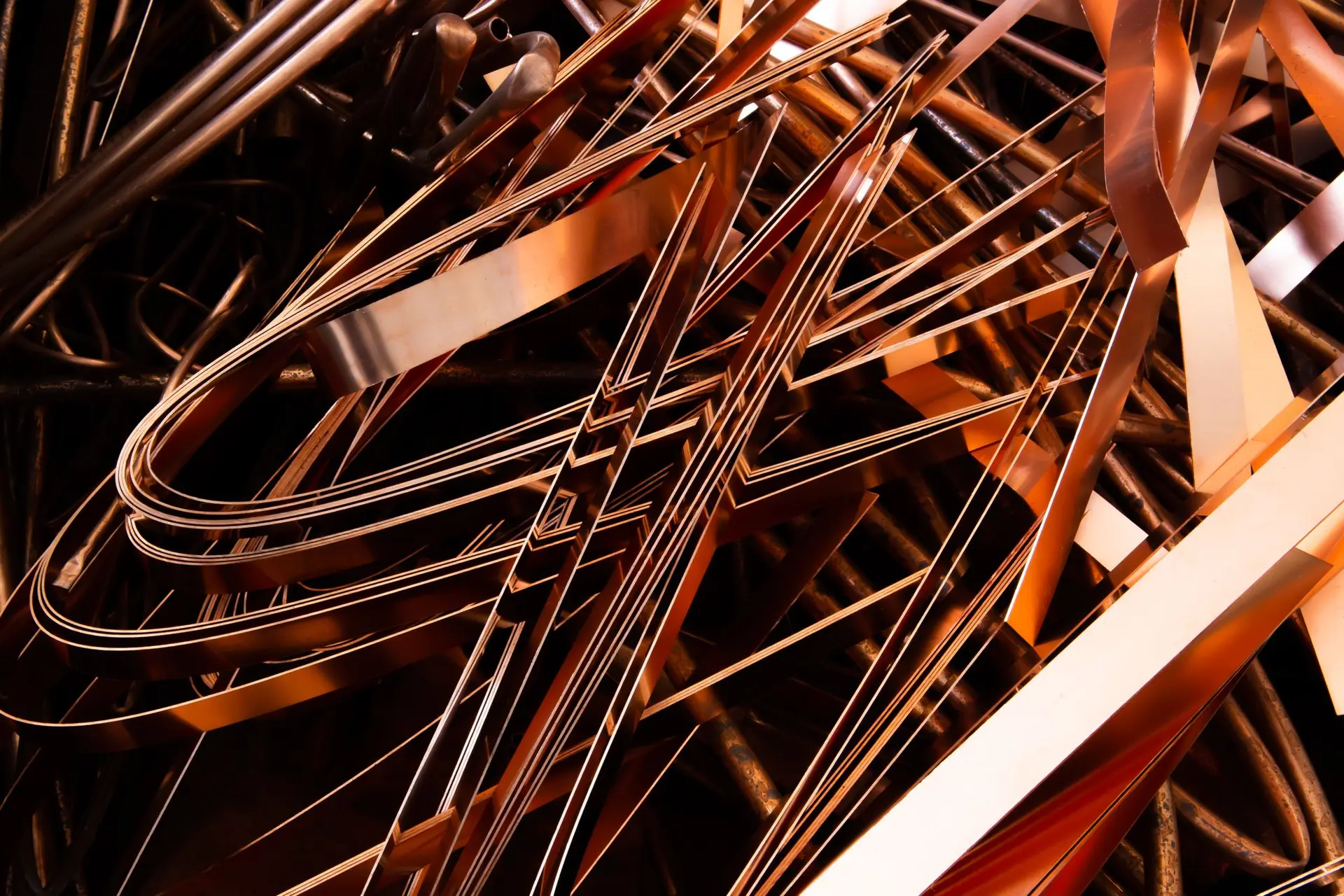 No. 2 copper strip and wire scrap